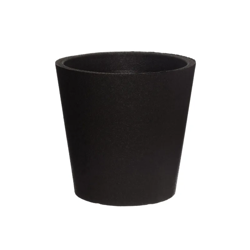 Puķu pods 4Living 276390, polipropilēns ,pp,, 39 cm x 39 cm, melna krās.