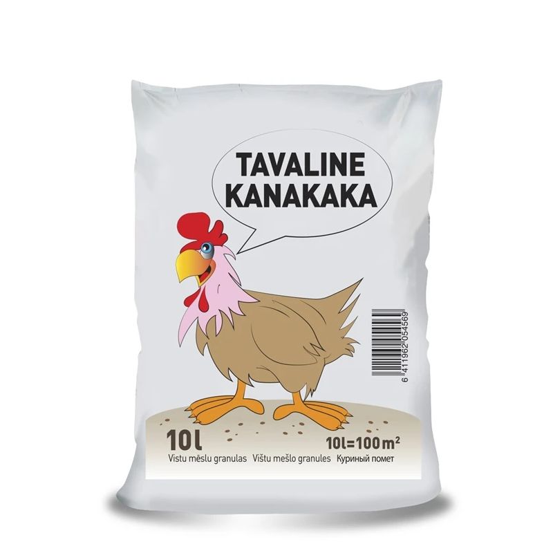 Mēslojums vistas mēsli 10l