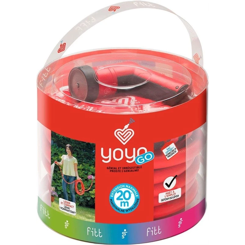 Laistīšanas šļūtene Fitt Yoyo Go. DIA 6.4 mm. 20 m