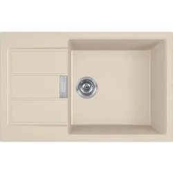 Köögivalamu Franke Sirius 2 S2D 611-78 XL, tektoniit, 78 cm x 50 cm x 20 cm, kreemjasvalge