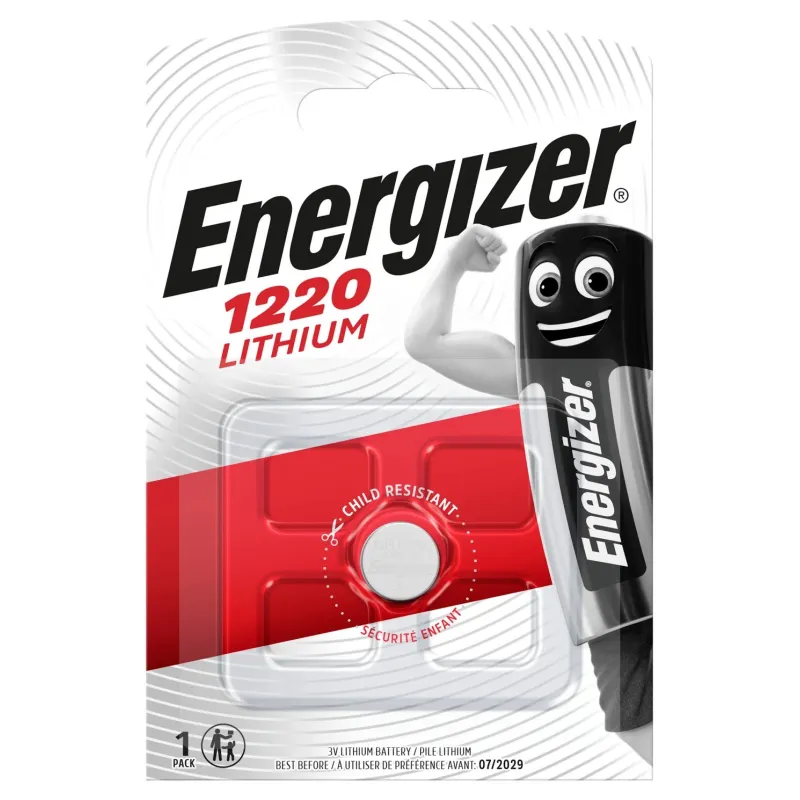Baterijas Energizer EN1220, CR1220, 3 V