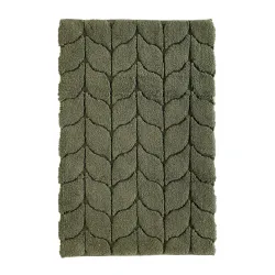 Коврик для ванной Saniflor Treccia 3FTAA443515, зеленый, 600 мм x 400 мм