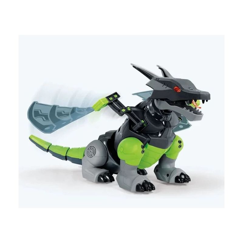 Rotaļu robots Clementoni Dragon 61529BL, melna krās.-zaļa krās.