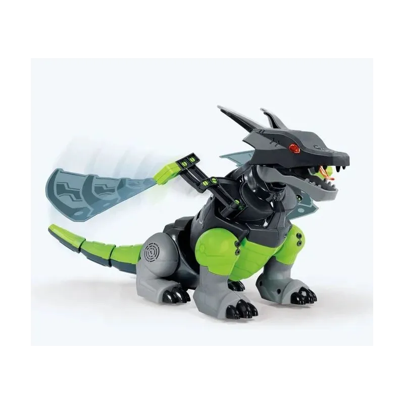 Rotaļu robots Clementoni Dragon 61529BL, melna krās.-zaļa krās.