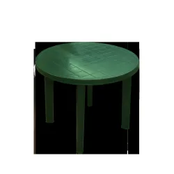 Lauko stalas Diana Tondo, žalia sp., 90 cm x 90 cm x 72 cm