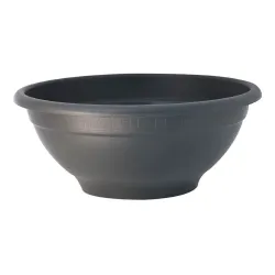 Puķu pods Plasticotto, plastmasa, melna krās.