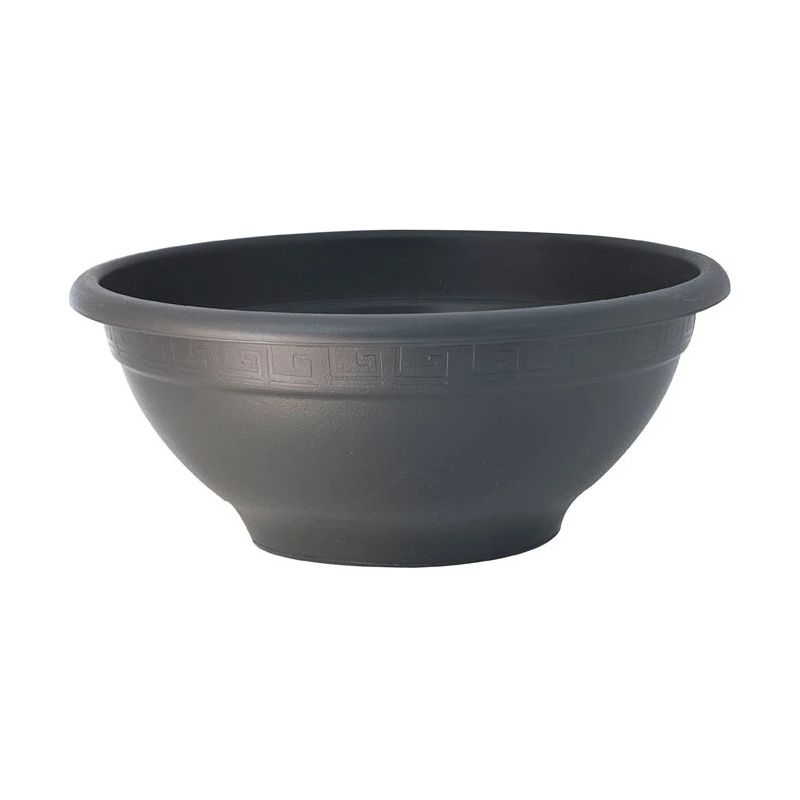 Pods puķu bļoda 50x24cm tumši pelēks