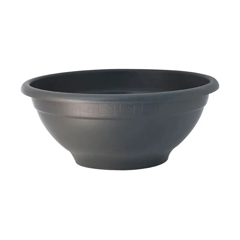 Puķu pods Plasticotto, plastmasa, melna krās.