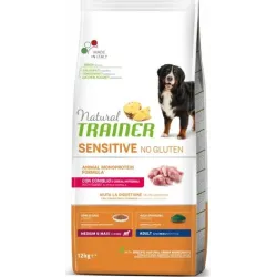 Nt dog sensitive no gluten adult medium-maxi rabbit 12 kg - pilnvērtīga bezglutēna ar trusi lielo un vidējo šķirņu pieaugušiem