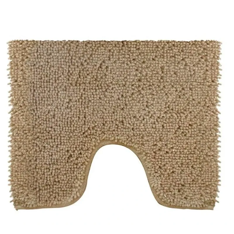 Tualeto kilimėlis Saniplast Glam 3FTAA348353, smėlio ruda sp., 55 cm x 50 cm