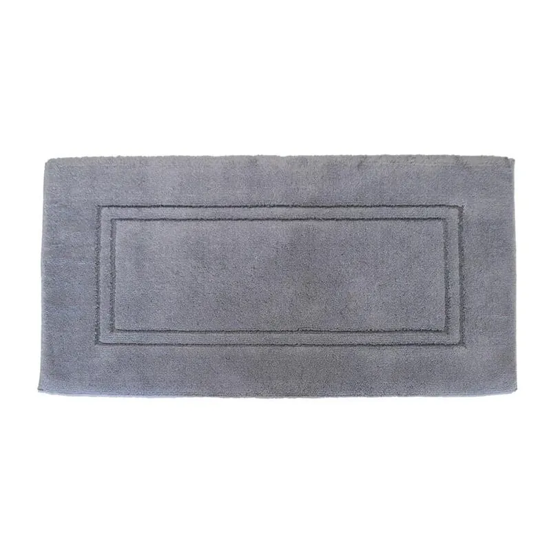 Vannas istabas paklājs Saniplast Bamboo 354162, pelēka krās., 110 cm x 60 cm