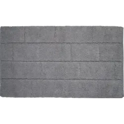 Vonios grindų kilimėlis Saniplast Wall Perla, pilka sp., 100 cm x 55 cm