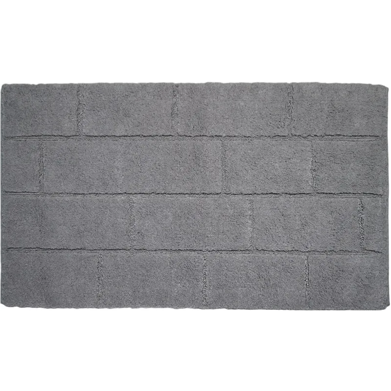 Vonios grindų kilimėlis Saniplast Wall Perla, pilka sp., 100 cm x 55 cm