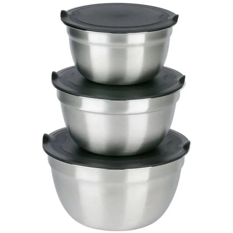 Bļoda metāla ar vāku kompl.3gb