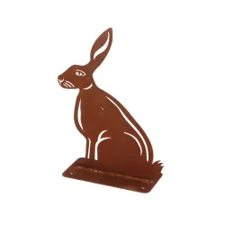 Украшение сада Кролик TT249, 19.3 см x 10 см x 27 см, коричневый