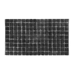 Коврик для ванной Saniplast Plaza Piombo, антрацитовый-серый, 110 см x 60 см