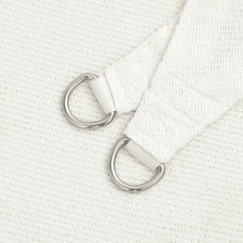 vidaXL saulessargs, HDPE, 5x5x5 m, trīsstūrveida, balts