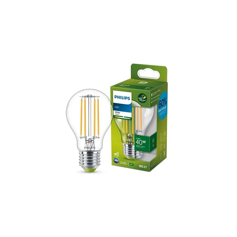 Spuldze Philips LED, A60, 3000 °K, E27, 2.3 W, 485 lm