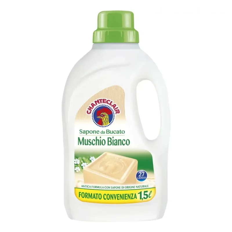 CHANTE CLAIR veļas mazgāšanas līdzklis ar baltā muskusa aromātu ,27x, 1500ml