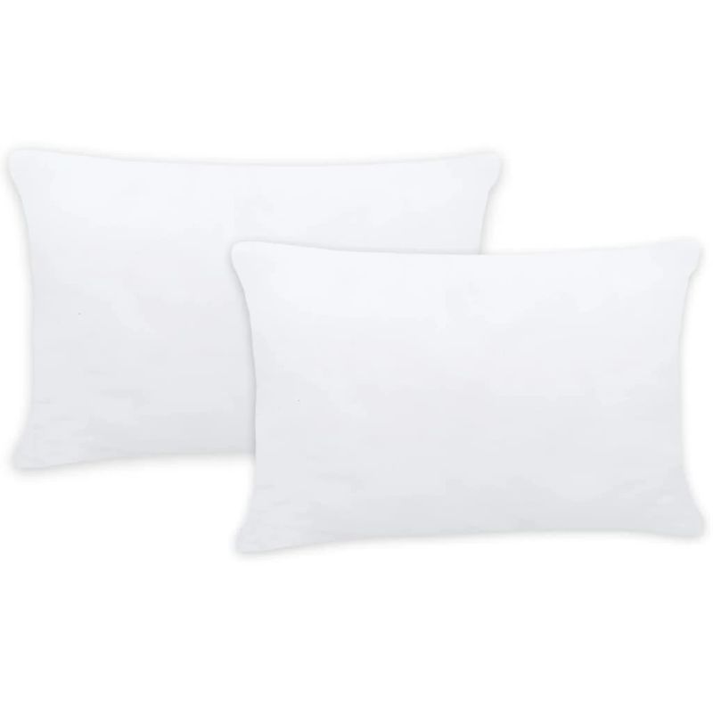 vidaXL spilvenu pildījumi, 2 gab., 60x40 cm, balti