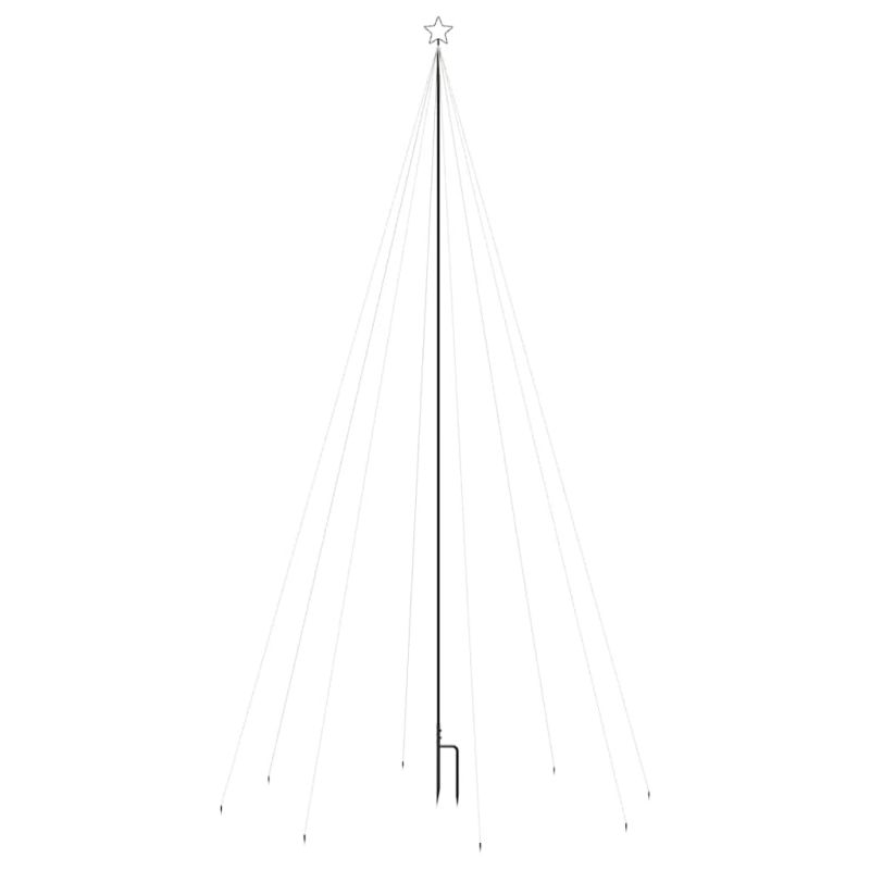 vidaXL Ziemassvētku LED koka gaismiņas, 400 LED, 2,5 m