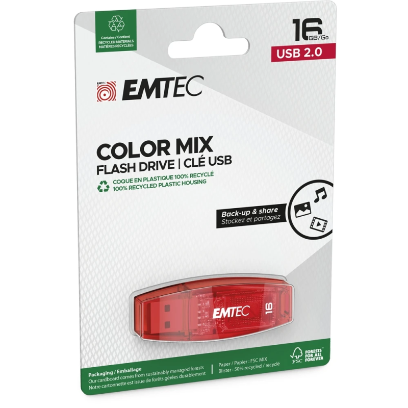 Emtec USB2.0 C410 16GB Red