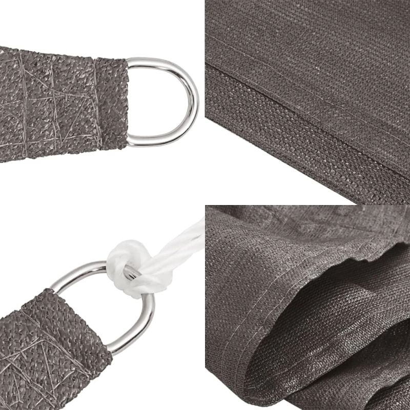 vidaXL saulessargs, 160 g-m², antracītpelēks, 6x7 m, HDPE