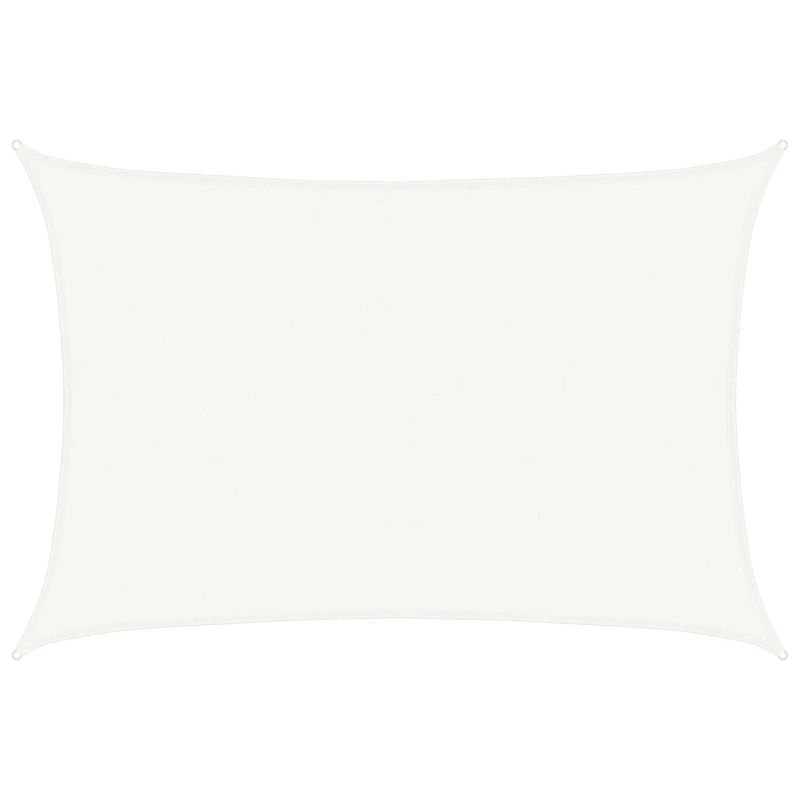 vidaXL saulessargs, 160 g-m², balts, 5x6 m, HDPE