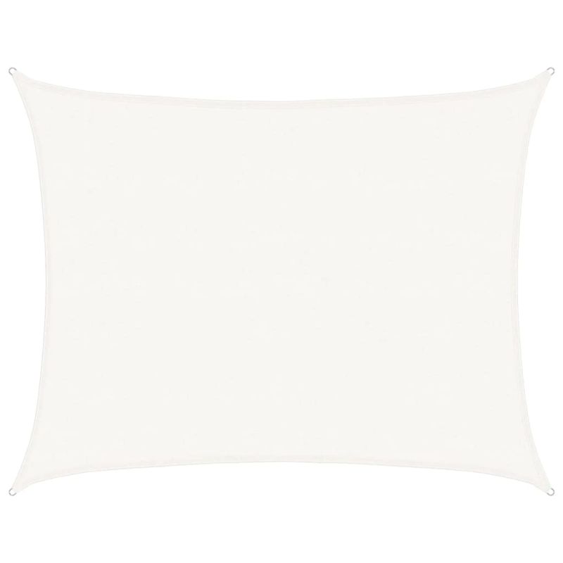 vidaXL saulessargs, 160 g-m², balts, 6x8 m, HDPE