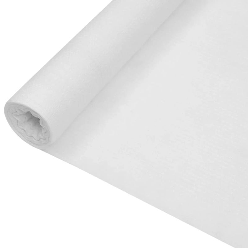 vidaXL norobežojošais tīkls, balts, 1,5x50 m, HDPE, 195 g-m²