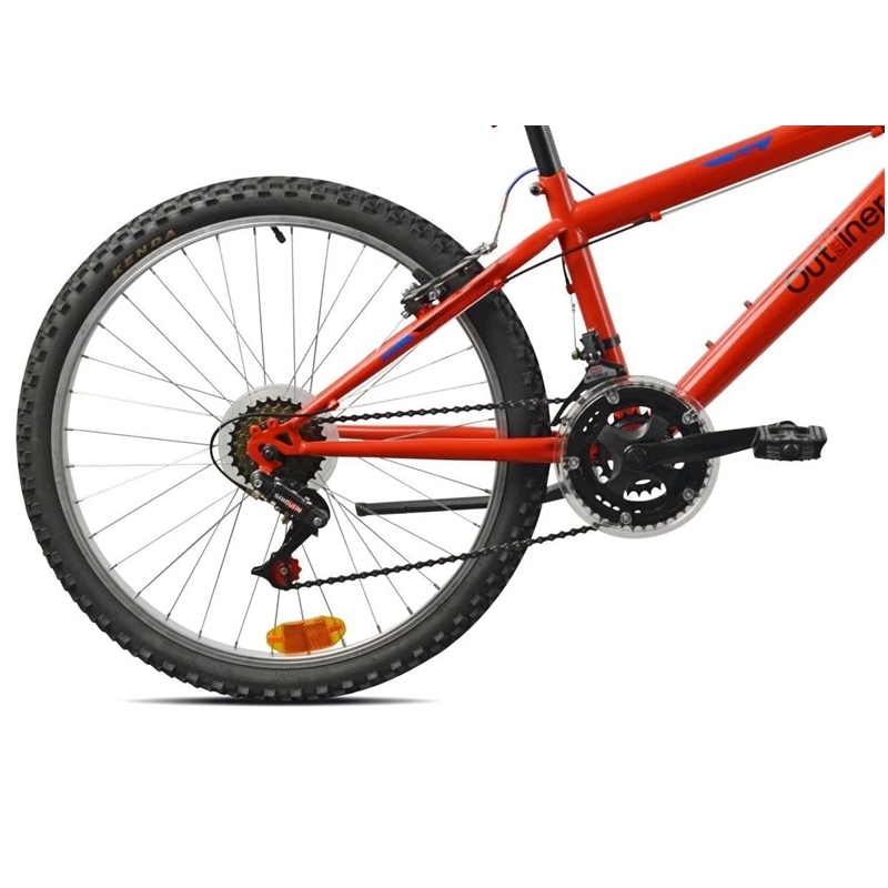 Kalnu velosipēds Outliner. 24 ". 14" rāmis. sarkans