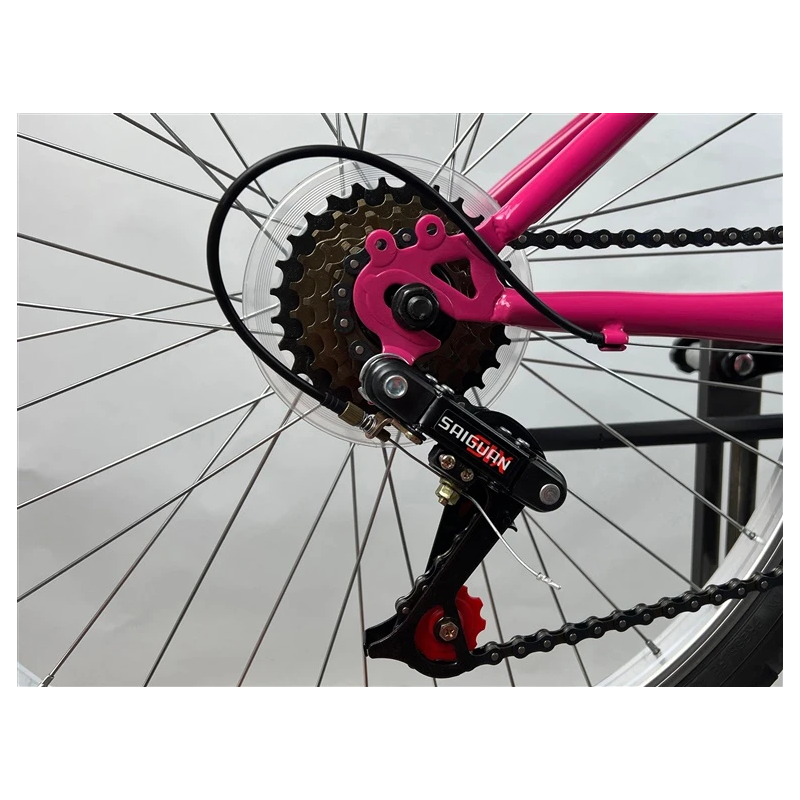 Velosipēds kaln.24 tēr.18 ātr.rozā siev.