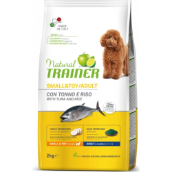 NT DOG REGULAR MINI SMALL&TOY ADULT TUNA&RICE 2KG - Pilnvertīga barība ar tunci un rīsiem pieaugušiem mazo un ļoti mazo šķirņu