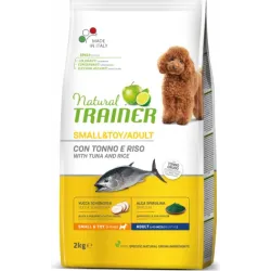 NT DOG REGULAR MINI SMALL&TOY ADULT TUNA&RICE 2KG - Pilnvertīga barība ar tunci un rīsiem pieaugušiem mazo un ļoti mazo šķirņu