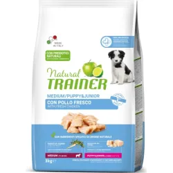 NT REGULAR MEDIUM PUPPY&JUNIOR CHICKEN 3 KG - Pilnvērtīga un sabalansēta barība ar vistu vidējo šķirņu kucēniem