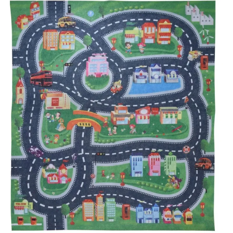 Aktivitātes paklājiņs S34938570, 79 cm x 70 cm, daudzkrāsaina-,krāsa-dizains tiek izvēlēts nejauši,