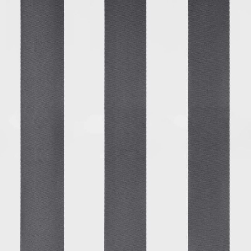 vidaXL manuāli izvelkama nojume, pelēka un balta, 450x350 cm