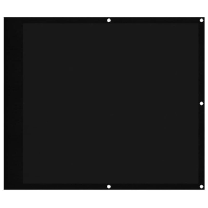 vidaXL balkona aizslietnis, melns, 90x700 cm, 100% poliestera oksforda