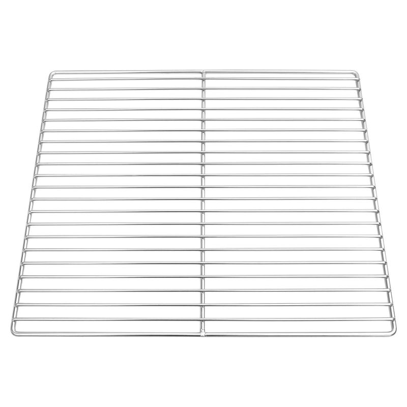 vidaXL Grila restes Sudraba 45 x 40 cm Nerūsējošs tērauds