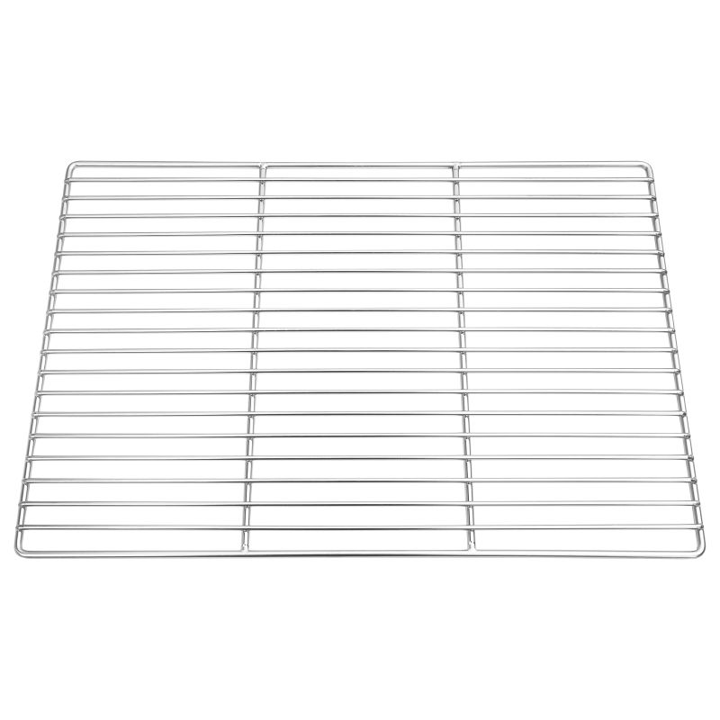 vidaXL Grila restes Sudraba 50 x 35 cm Nerūsējošs tērauds