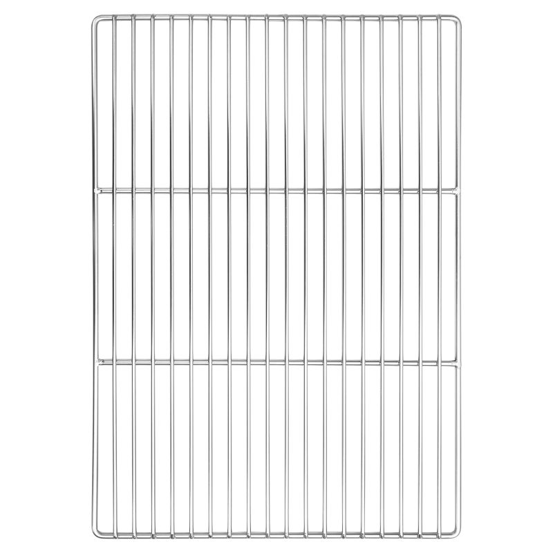 vidaXL Grila restes Sudraba 50 x 35 cm Nerūsējošs tērauds