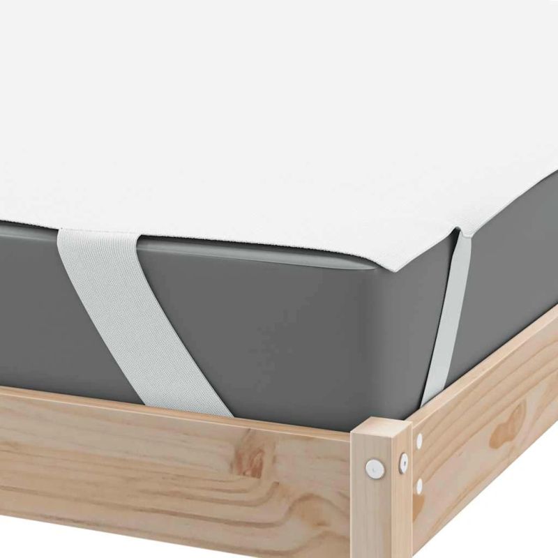 vidaXL matraču pārvalki, balta, 180x200 cm, ūdensdroši