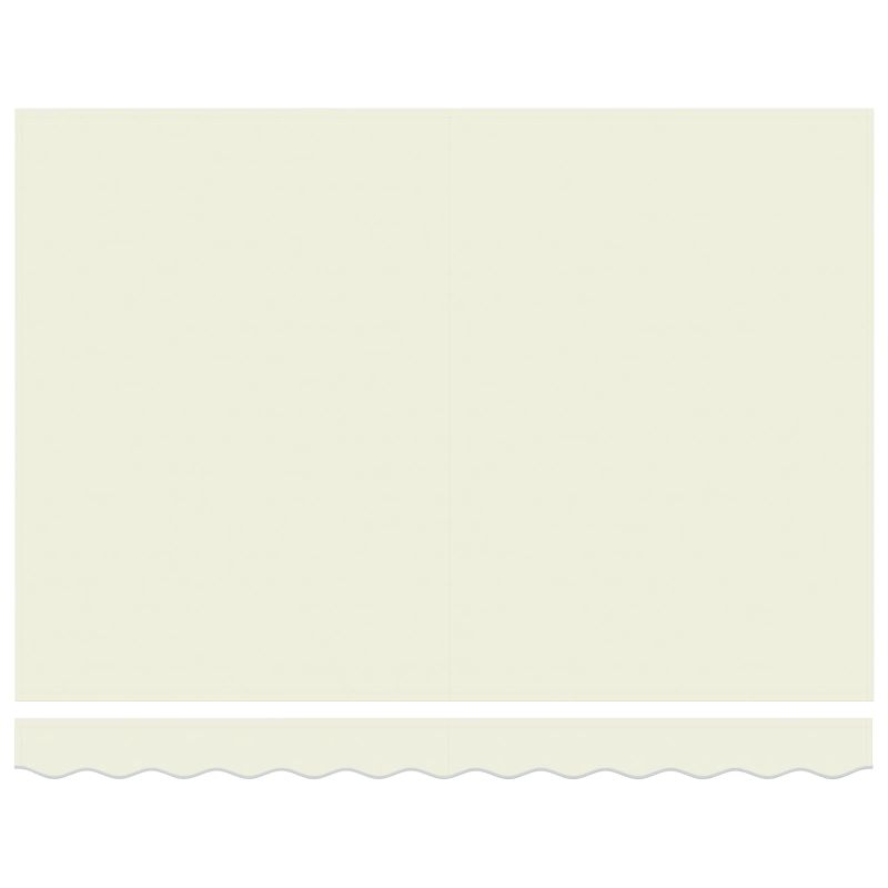 vidaXL Markīzes rezerves audums Krēmkrāsa 280 x 195 cm Poliesters