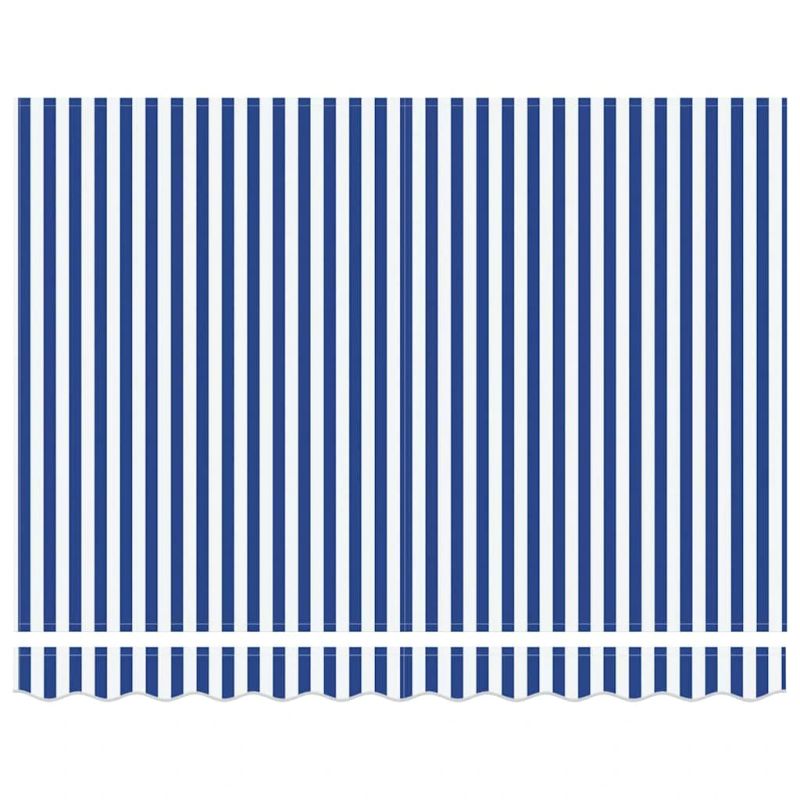 vidaXL Izvelkams jumtiņš Zila 300 x 200 cm audums