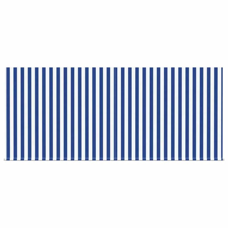 vidaXL Izvelkams jumtiņš Zila un balta 300 x 200 cm