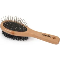 Camon Universāla divpusēja koka ķemme visu veidu kažokiem L