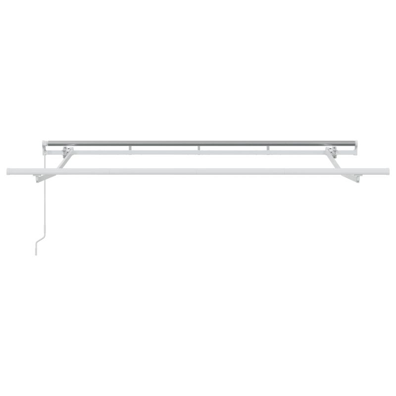 vidaXL Izvelkams jumtiņš Dzeltena 300 x 200 cm audums