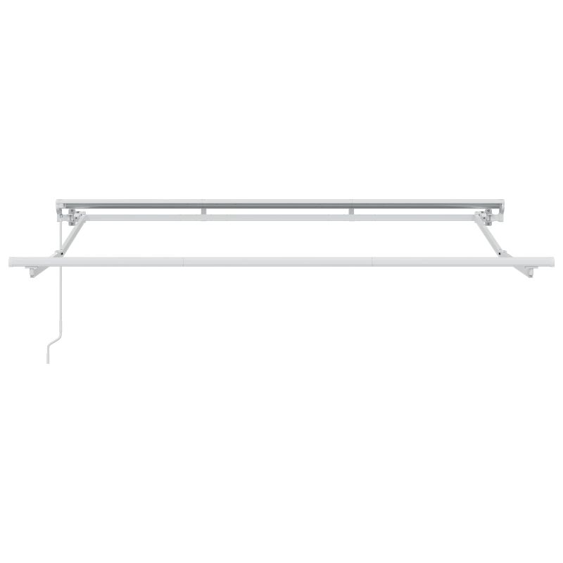 vidaXL Izvelkams jumtiņš Antracīts 300 x 200 cm Poliesters un metāls