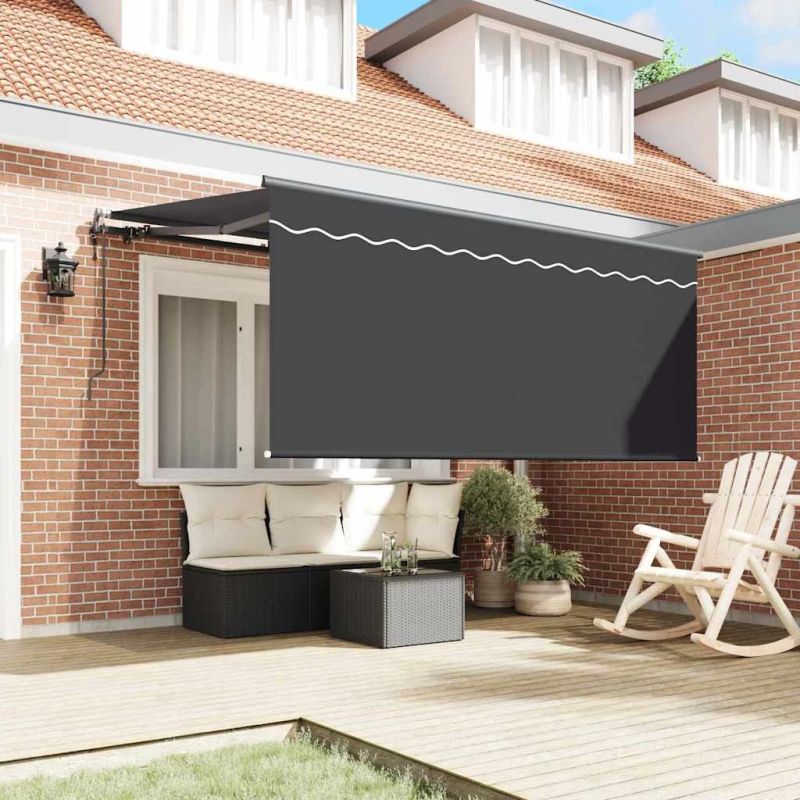vidaXL Izvelkams jumtiņš Antracīts 300 x 200 cm audums