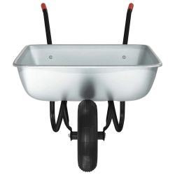 vidaXL Dēlis Sudrabs un melns 133 x 62,5 x 58 cm Tērauds